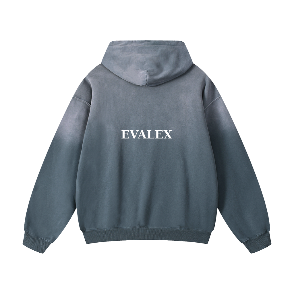 EVALEX - Heavyweight Sunfade Oversized Hoodie