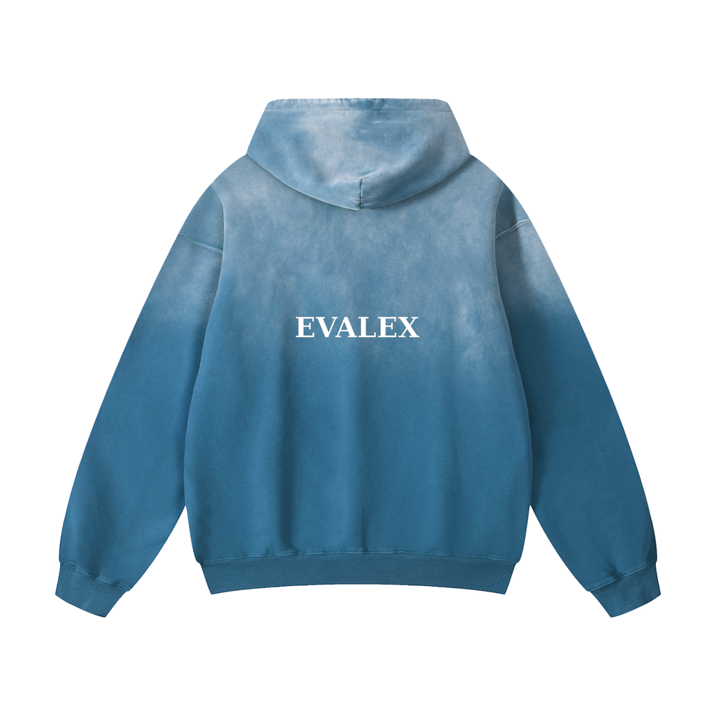 EVALEX - Heavyweight Sunfade Oversized Hoodie