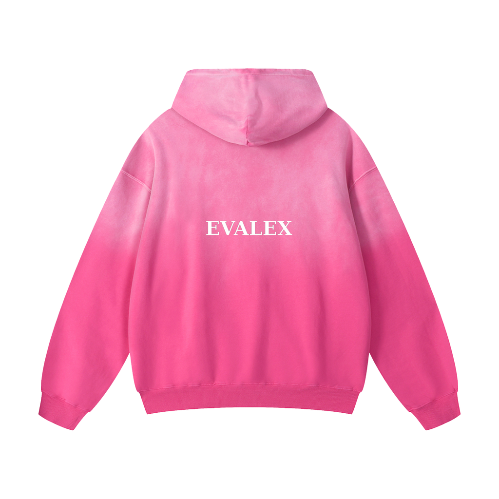 EVALEX - Heavyweight Sunfade Oversized Hoodie