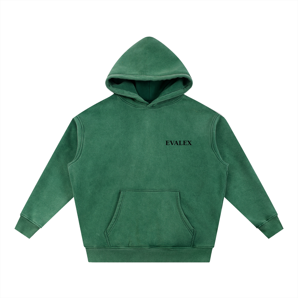 EVALEX - Snow Wash Fleece Oversize Hoodie
