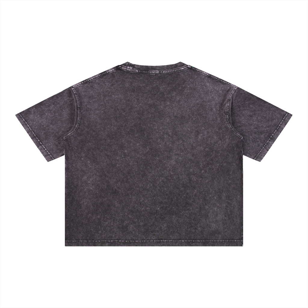 EVALEX - Mineral Wash Boxy Cotton T-Shirt