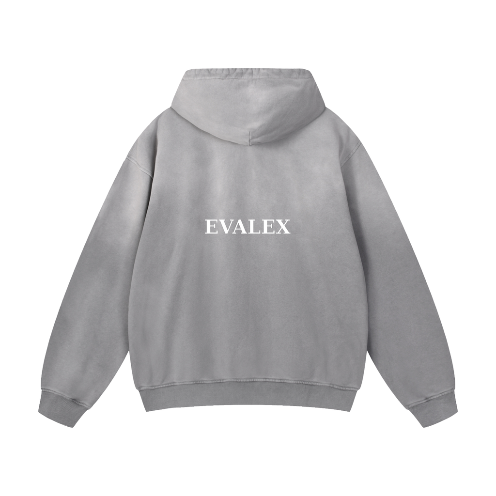 EVALEX - Heavyweight Sunfade Oversized Hoodie