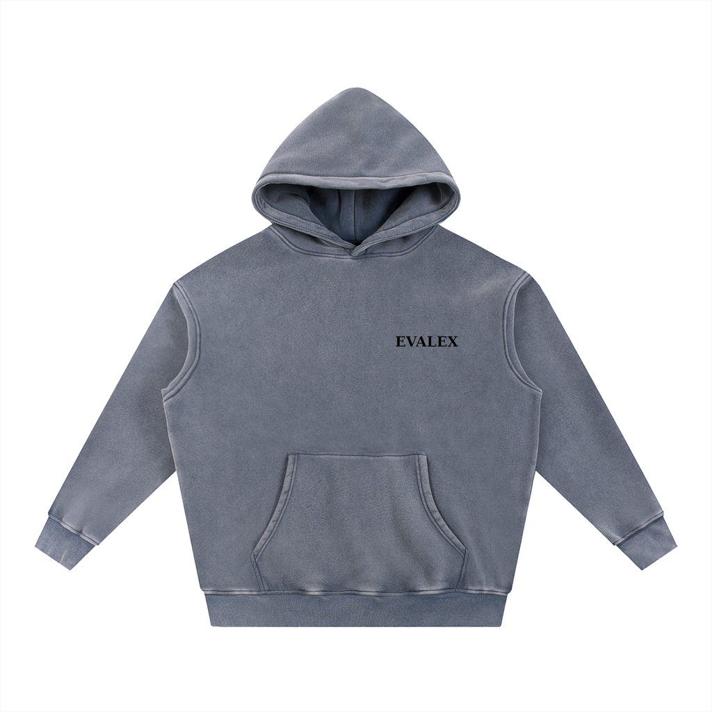 EVALEX - Snow Wash Fleece Oversize Hoodie