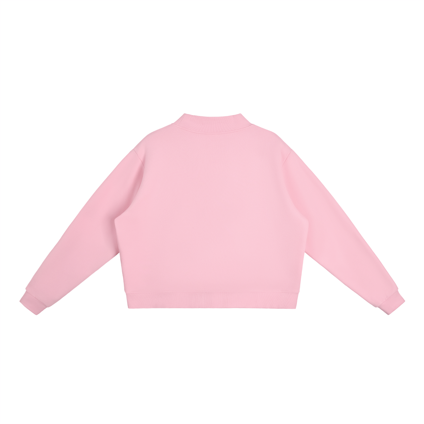 EVALEX - Fleece Mock-Neck Crew Sweatshirt