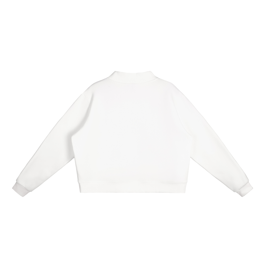 EVALEX - Fleece Mock-Neck Crew Sweatshirt