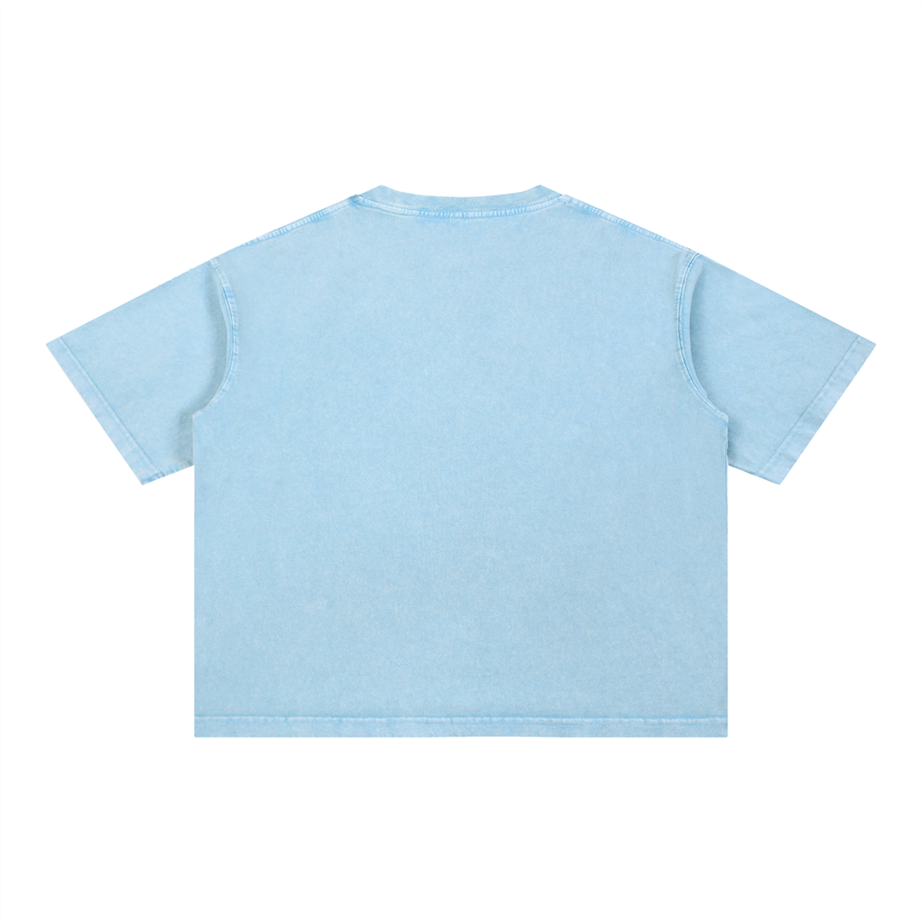 EVALEX - Mineral Wash Boxy Cotton T-Shirt