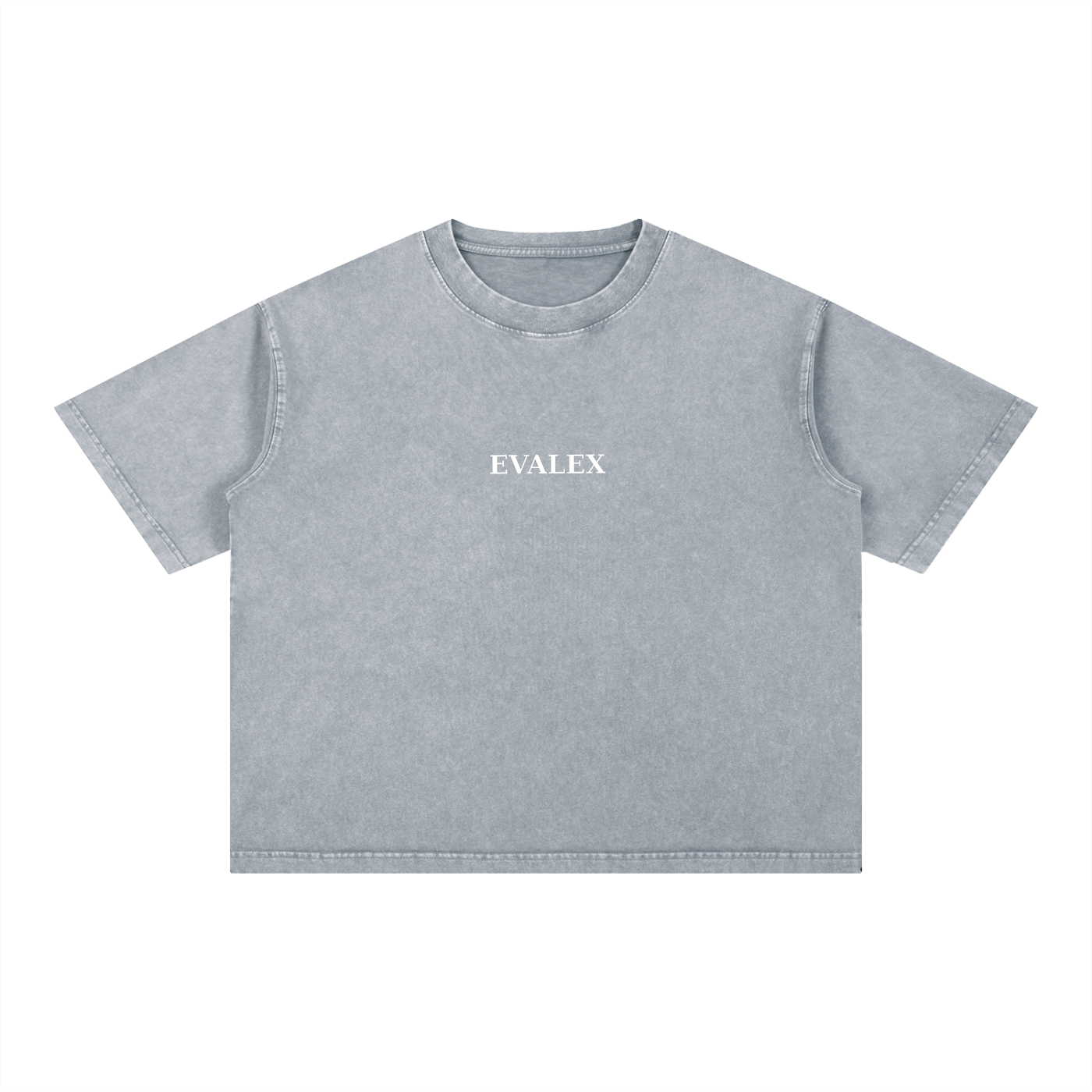 EVALEX - Mineral Wash Boxy Cotton T-Shirt