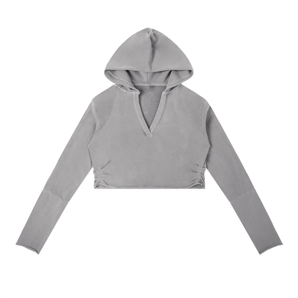 EVALEX - Vintage Washed Raw Edge Hoodie