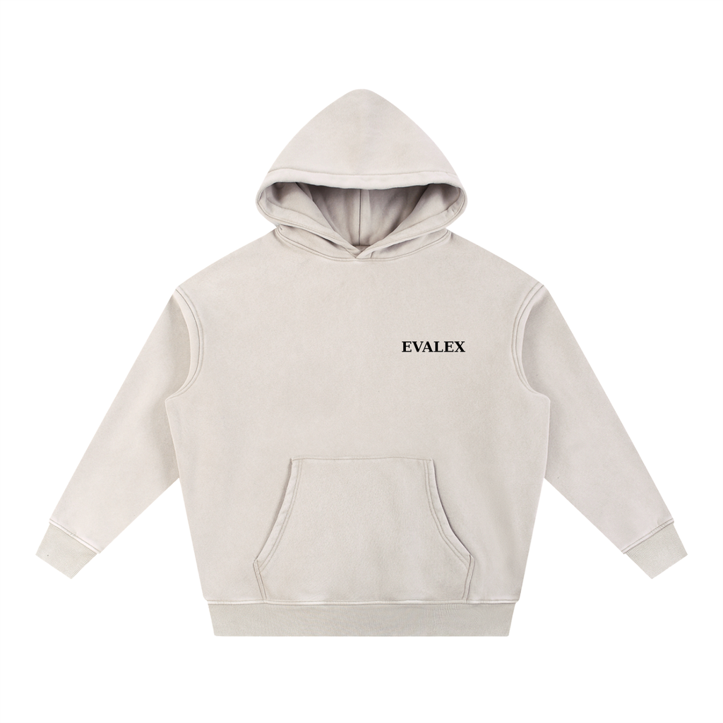 EVALEX - Snow Wash Fleece Oversize Hoodie