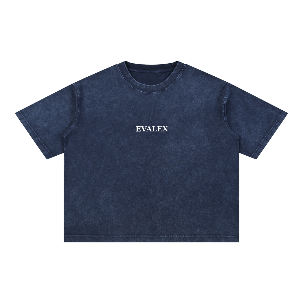 EVALEX - Mineral Wash Boxy Cotton T-Shirt