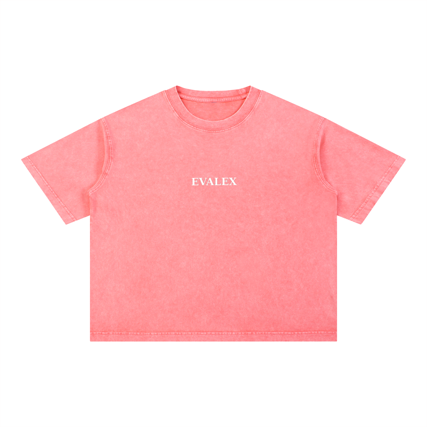 EVALEX - Mineral Wash Boxy Cotton T-Shirt