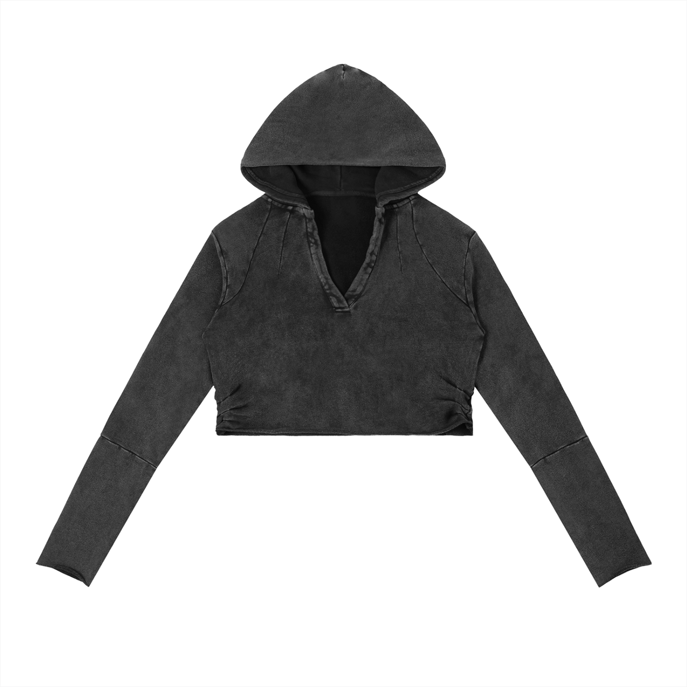 EVALEX - Vintage Washed Raw Edge Hoodie