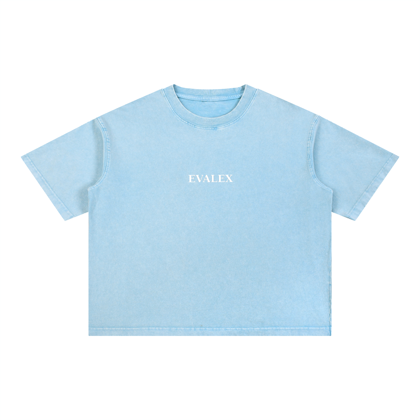 EVALEX - Mineral Wash Boxy Cotton T-Shirt