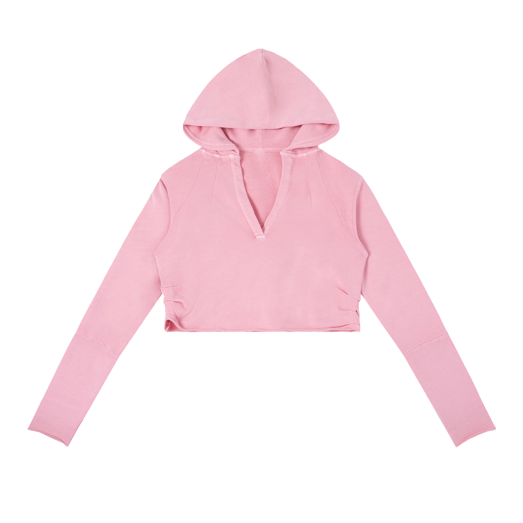 EVALEX - Vintage Washed Raw Edge Hoodie