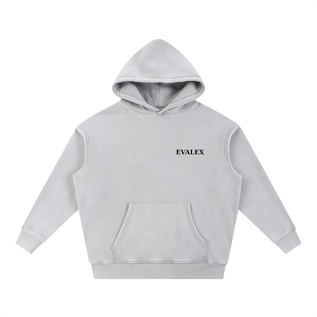 EVALEX - Snow Wash Fleece Oversize Hoodie