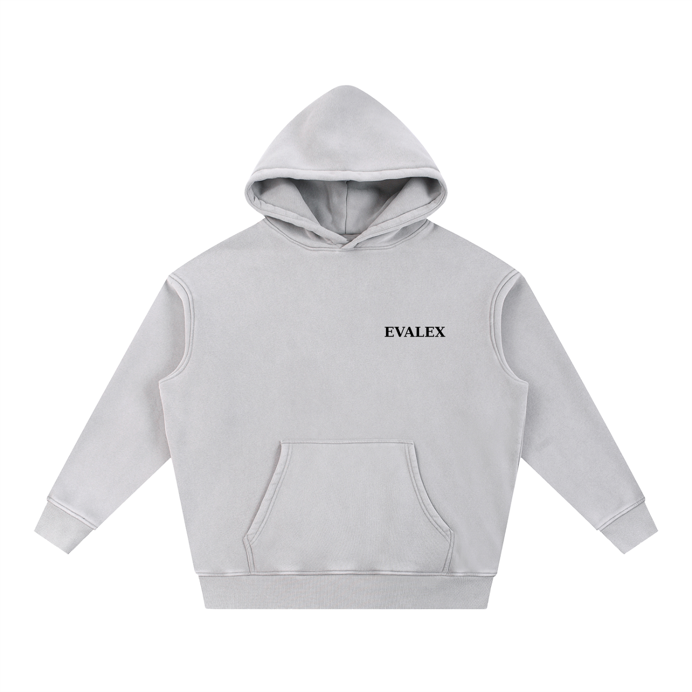 EVALEX - Snow Wash Fleece Oversize Hoodie